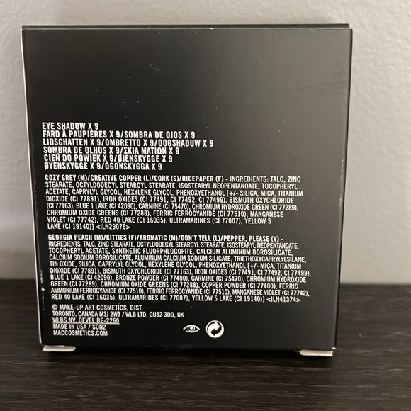 MAC Cosmetics - Amber Times Nine- neutral Eyeshadow Palette-NIB - Picture 3 of 3